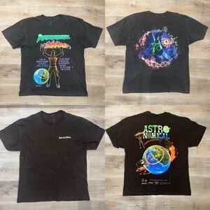 Lot of 2 Travis Scott X Fortnite tshirts